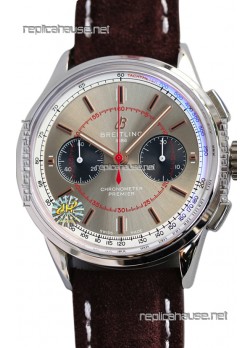Breitling Replicas Premier B01 Chronograph 42 Edition Steel Casing Steel Dial - 1:1 Mirror Replica Watch
