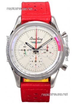 Breitling Replicas Top Time B01 Ford Thunderbird Leather Strap 1:1 Mirror Swiss Replica Watch 