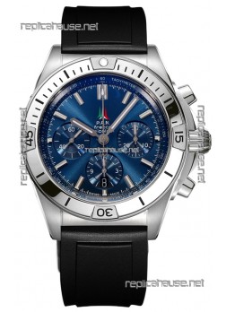Breitling Replicas Chronomat B01 42 Edition Swiss 904L Steel Casing Blue Dial 1:1 Mirror Replica Watch