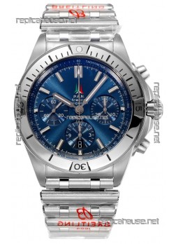Breitling Replicas Chronomat B01 42 Edition Swiss 904L Steel Casing Blue Dial 1:1 Mirror Replica Watch