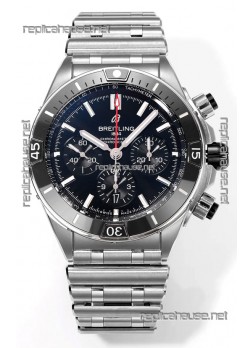 Breitling Replicas Chronomat B01 42 Edition Swiss 904L Steel Casing Black Dial 1:1 Mirror Replica Watch