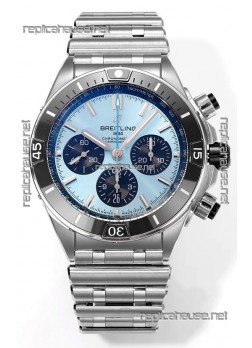 Breitling Replicas Chronomat B01 42 Edition Swiss 904L Steel Casing Blue Dial 1:1 Mirror Replica Watch
