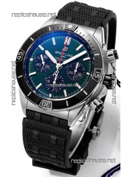 Breitling Replicas Chronomat B01 42 Edition Swiss 904L Steel Casing Green Dial 1:1 Mirror Replica Watch