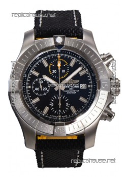 Breitling Replicas Avenger Bandit Black Dial 1:1 Mirror Swiss Replica Watch 