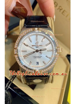 Breitling Chronomat Automatic 36MM 1:1 Mirror Swiss Replica Watch Steel Case