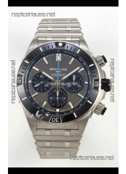 Breitling Chronomat Super Clone B01 42 Edition Swiss 904L Steel Watch Grey Dial 