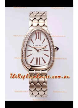 Bvlgari Serpenti Seduttori Edition in Rose Gold Casing Super Clone Watch
