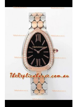 Bvlgari Serpenti Seduttori Edition in Two Tone Rose Gold Casing Super Clone Watch