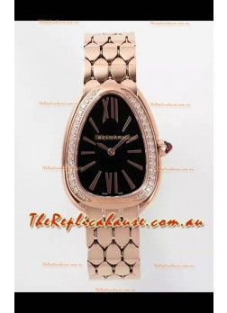 Bvlgari Serpenti Seduttori Edition in Rose Gold Casing Super Clone Watch