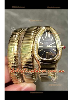 Bvlgari Serpenti Tubogas Double Spiral Rose Gold Super Clone Replica Watch