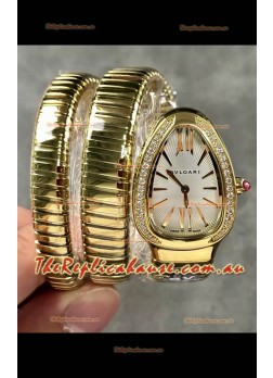 Bvlgari Serpenti Tubogas Double Spiral Rose Gold Super Clone Replica Watch