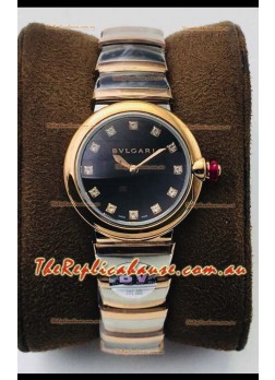 Bvlgari LVCEA Edition Watch in Two Tone Rose Gold Steel - 1:1 Mirror Replica