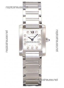 Cartier Tank Francaise Stainless Steel Swiss Quartz Replica Watch 25.70MM