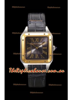 Cartier Santos Dumont 27MM Super Clone Edition Watch in Two Tone Casing