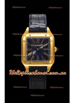 Cartier Santos Dumont 27MM Super Clone Edition Watch in Gold Casing 