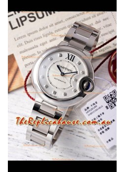 Ballon De Cartier Swiss Automatic 1:1 Mirror Quality 33MM in Steel Casing
