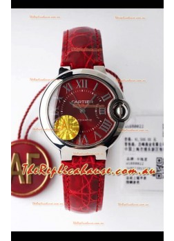 Ballon De Cartier Swiss Automatic 1:1 Mirror Quality 33MM in Steel Case 