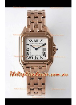 PANTHERE de Cartier Edition 27MM 1:1 Mirror Swiss Watch Rose Gold Casing