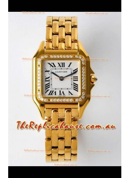 PANTHERE de Cartier Edition 27MM 1:1 Mirror Swiss Watch Yellow Gold Casing