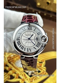 Ballon De Cartier Swiss Automatic 1:1 Mirror Quality 33MM in White Dial 