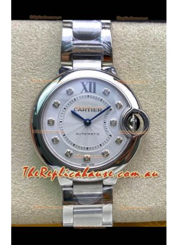 Ballon De Cartier Swiss Automatic 1:1 Mirror Quality 33MM in Steel Casing 