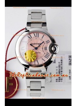 Ballon De Cartier Swiss Automatic 1:1 Mirror Quality 33MM in Steel Casing