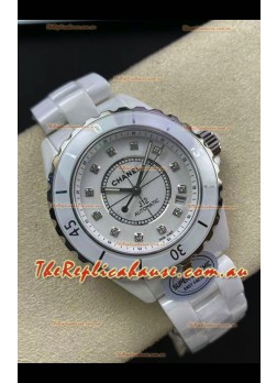 Chanel J12 38MM White Ceramic Case Watch Automatic 1:1 Mirror Replica Watch