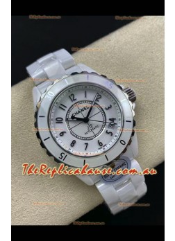 Chanel J12 38MM White Ceramic Case Watch Automatic 1:1 Mirror Replica Watch
