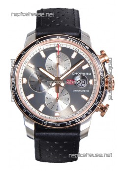 Chopard Mille Miglia GTA Chronograph Two Tone 1:1 Mirror Replica - Steel Dial 