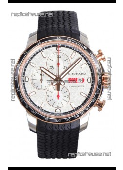 Chopard Mille Miglia GTA Chronograph Two Tone 1:1 Mirror Replica - White Dial 