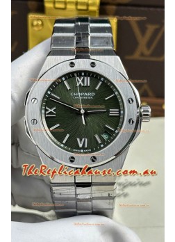 Chopard Alpine Eagle Stainless Steel Green Dial Super Clone Replica Watch 