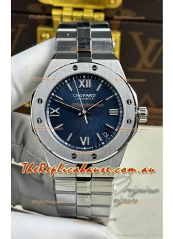 Chopard Alpine Eagle Stainless Steel Blue Dial Super Clone Replica Watch 