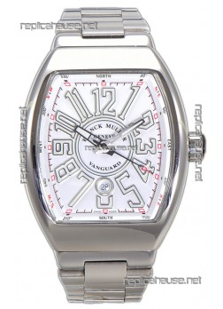 Franck Muller Vanguard Yachting V45 Stainless Steel Casing Swiss Replica Watch 