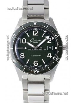 Glashütte SeaQ Divers Edition 1:1 Superclone Swiss Replica Watch Green Dial 