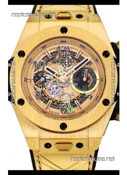 Hublot Big Bang Unico Yellow Magic PVD 1:1 Mirror Edition Swiss Replica Watch