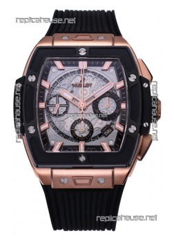 Hublot Spirit of Bang Rose Gold Casing Ceramic Bezel - 42MM Swiss Replica