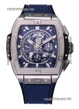 Hublot Spirit of Bang Titanium Casing Blue Dial - 42MM Swiss Replica