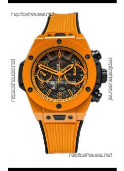 Hublot Spirit of Bang Orange Magic Edition Watch in Ceramic Casing - 42MM Swiss Replica