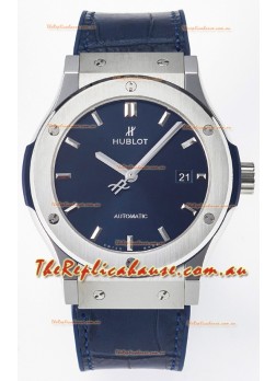 Hublot Super Clone Classic Fusion Titanium 42MM 1:1 Mirror Replica Watch Blue Dial