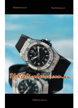 Hublot Big Bang One Click King Black Dial Steel Case Swiss Replica Watch 39MM