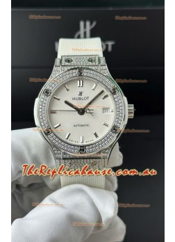 Hublot Super Clone Classic Fusion Titanium 38MM 1:1 Mirror Replica Watch White Dial