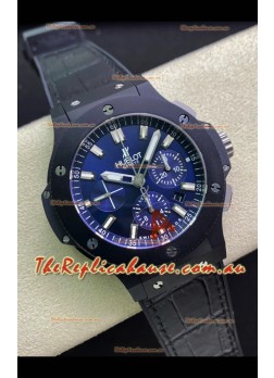 Hublot Super Clone Big Bang Edition Watch in Ceramic Casing Blue Dial 1:1 Mirror Replica