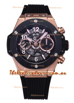 Hublot Big Bang Unico Rose Gold Casing 1:1 Mirror Edition Swiss Replica Watch