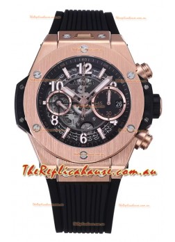 Hublot Big Bang Unico Rose Gold Casing 1:1 Mirror Edition Swiss Replica Watch