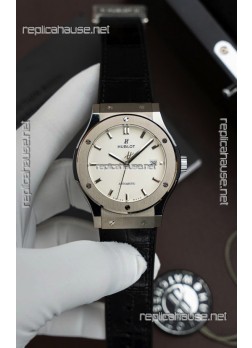 Hublot Super Clone Classic Fusion Titanium White Dial 42MM Watch