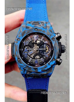 Hublot Big Bang Unico Blue Carbon Las Vegas Boutique Edition Swiss Replica Watch
