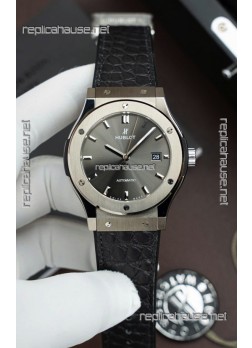 Hublot Super Clone Classic Fusion Titanium Grey Dial 42MM Watch