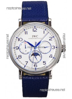 IWC Portofino Perpetual Calendar IW3446 White Dial Swiss Replica Watch 