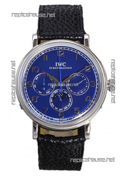 IWC Portofino Perpetual Calendar IW3446 Blue Dial Swiss Replica Watch 