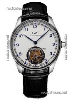 IWC Portugieser IW5458 Hand-Wound Genuine Tourbillon Steel Swiss Replica Watch 